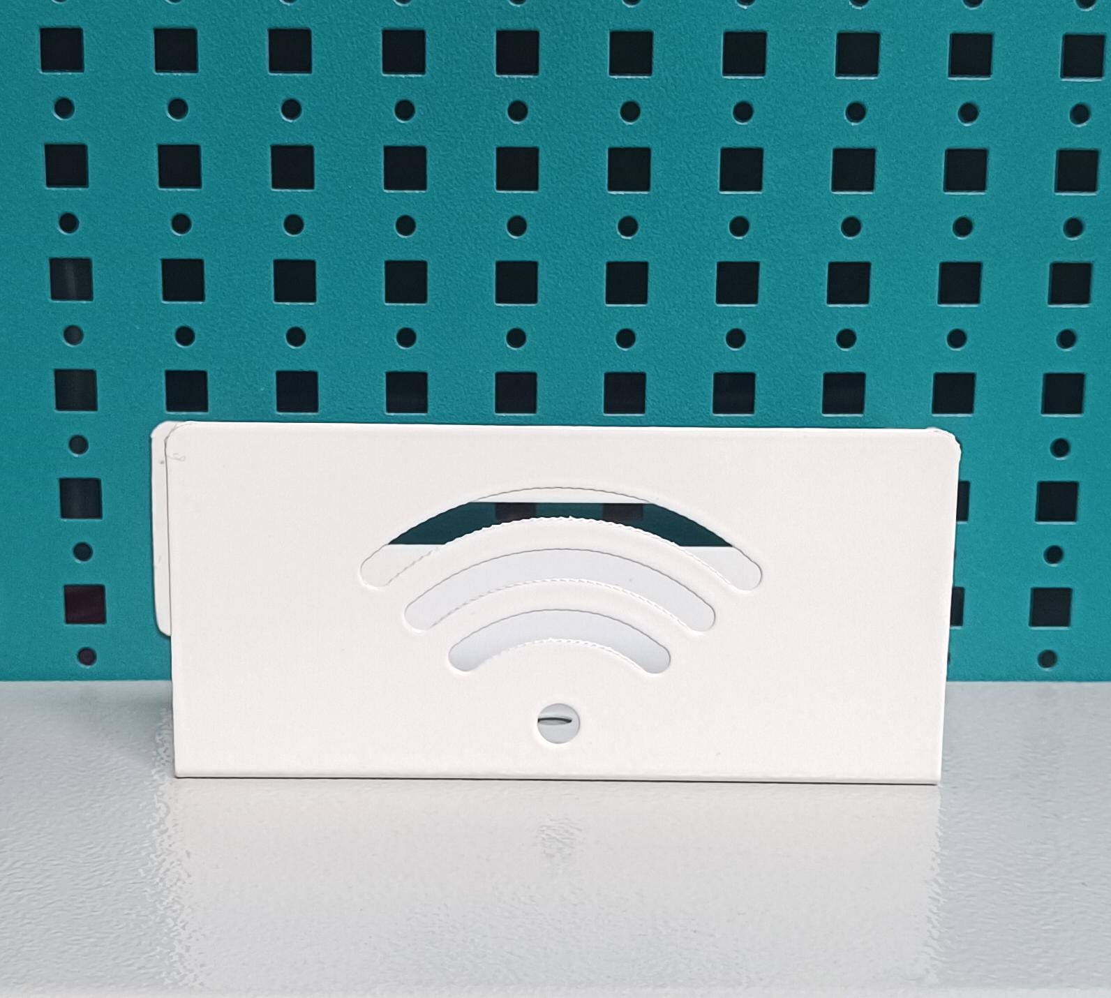 Wifi Cebi Modem Saklama Kutusu Çok Amaçlı Duvar Tipi Metal Aparat Beyaz ( 24-36-54-72,li modüller için ) 150X70X60 mm 